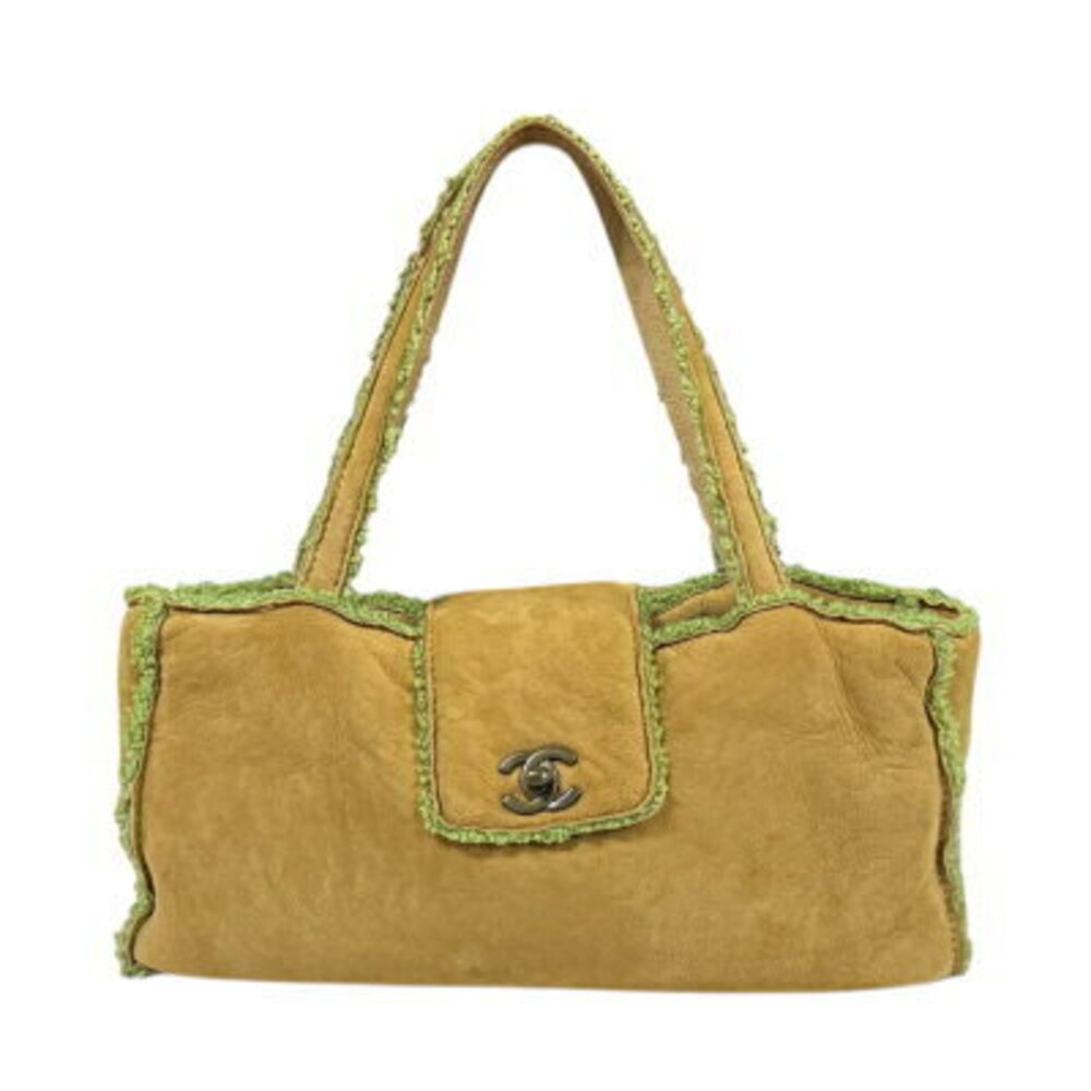 Chanel handbag Mouton brown